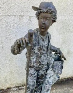 Bronze Garden Statue Caddy