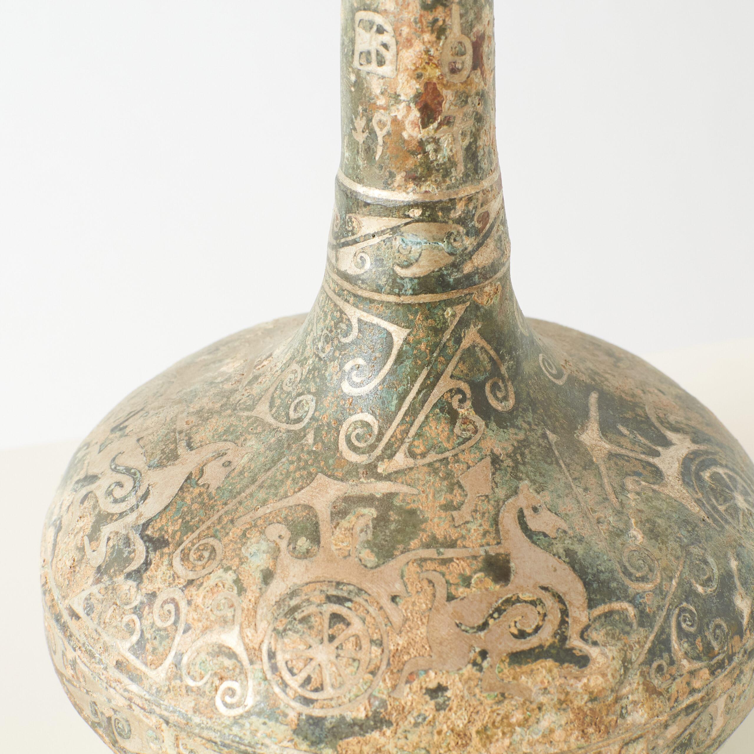 Chinois Vase bouteille 