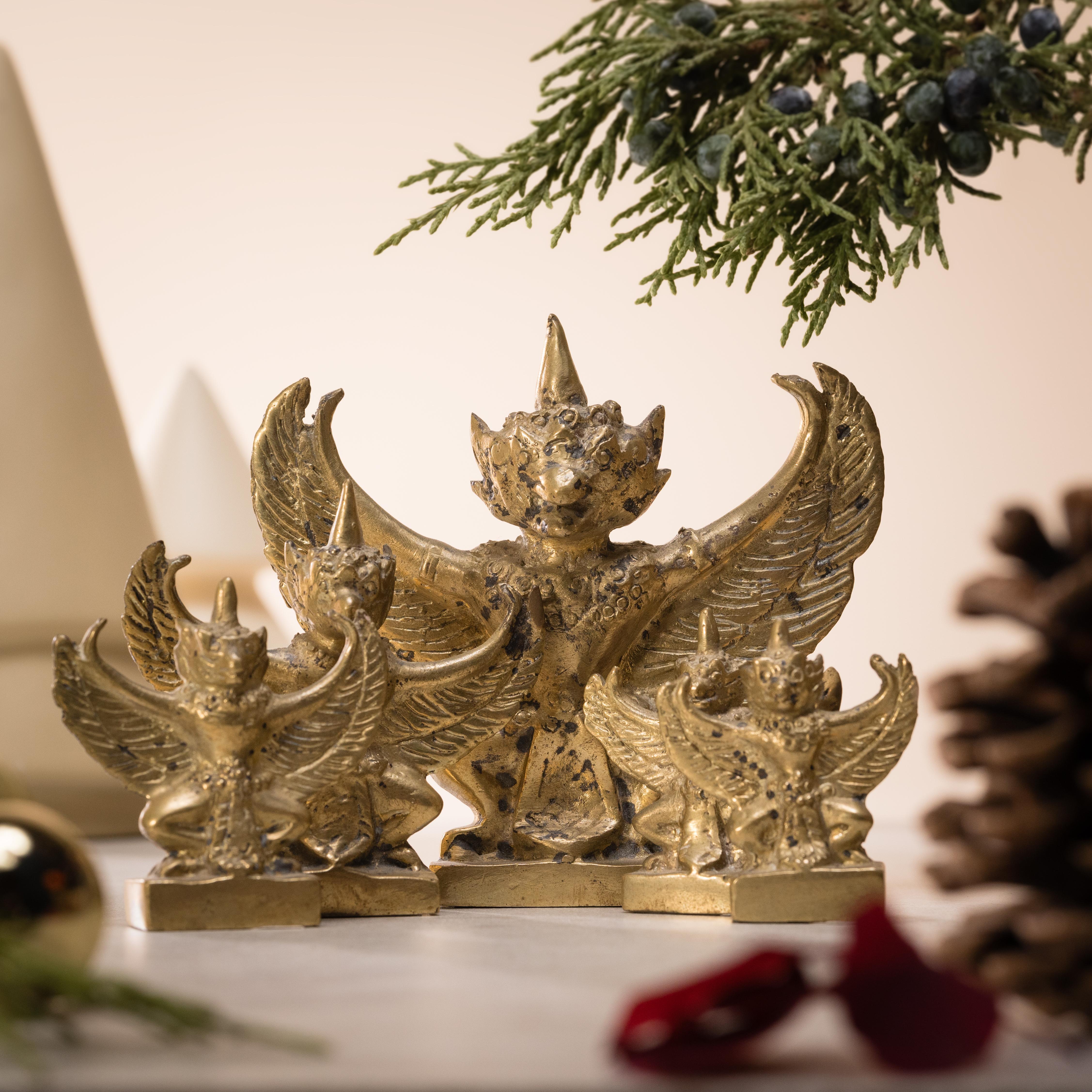 Figurina di Garuda in bronzo, 1900 ca. In condizioni buone in vendita a Chicago, IL