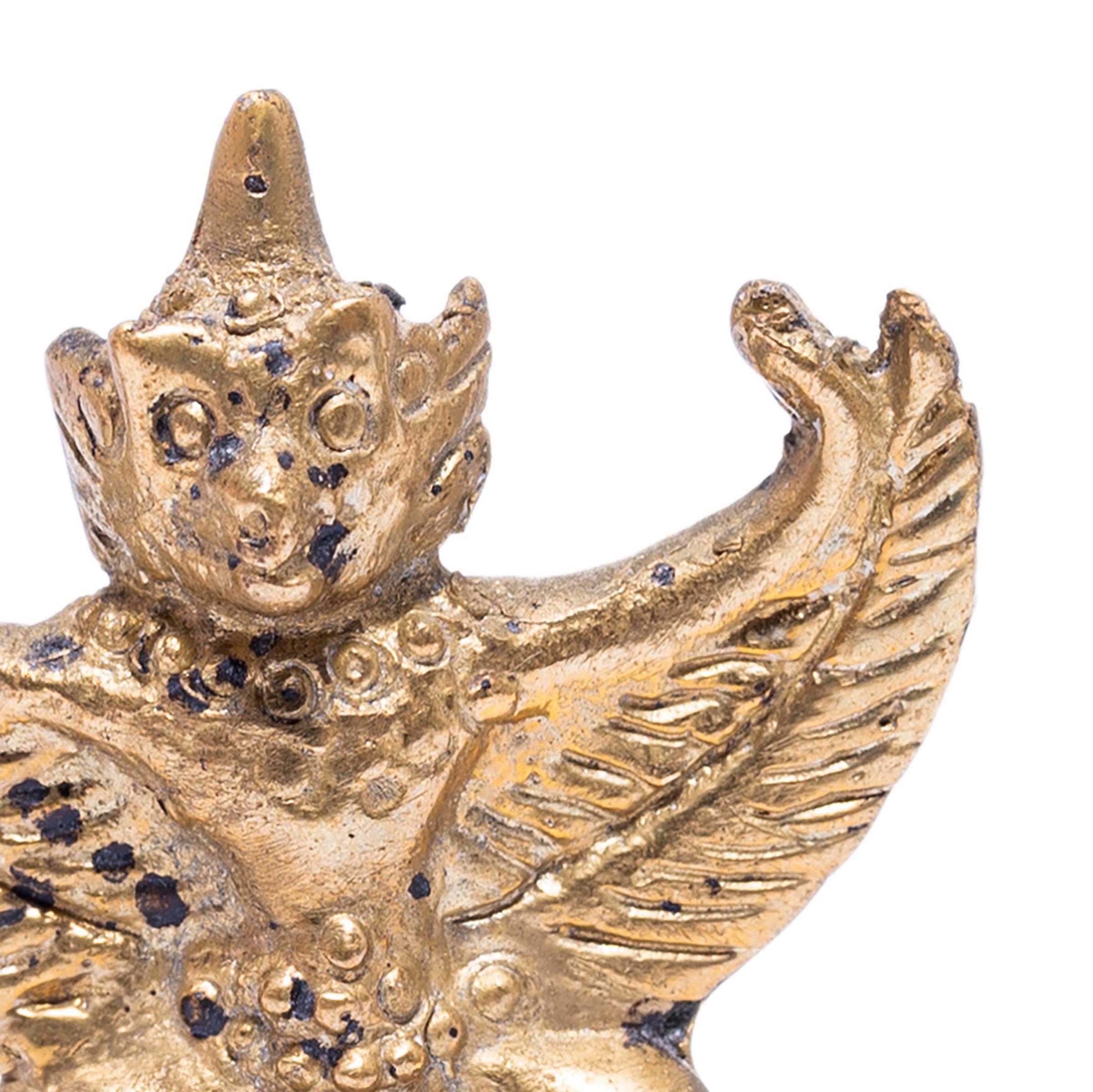 Chinese Bronze Garuda Figurine, circa 1900 For Sale