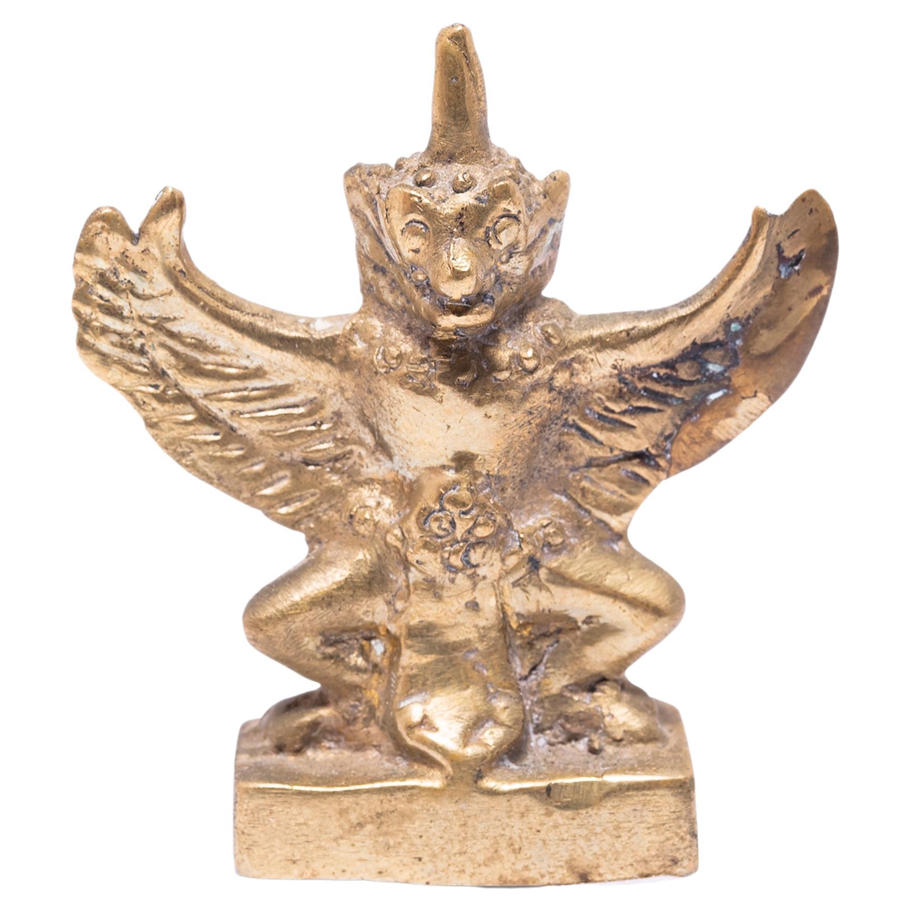 Figurilla de bronce de Garuda, hacia 1900
