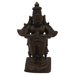 Bronze Garuda in Namaskara Mudra Pose