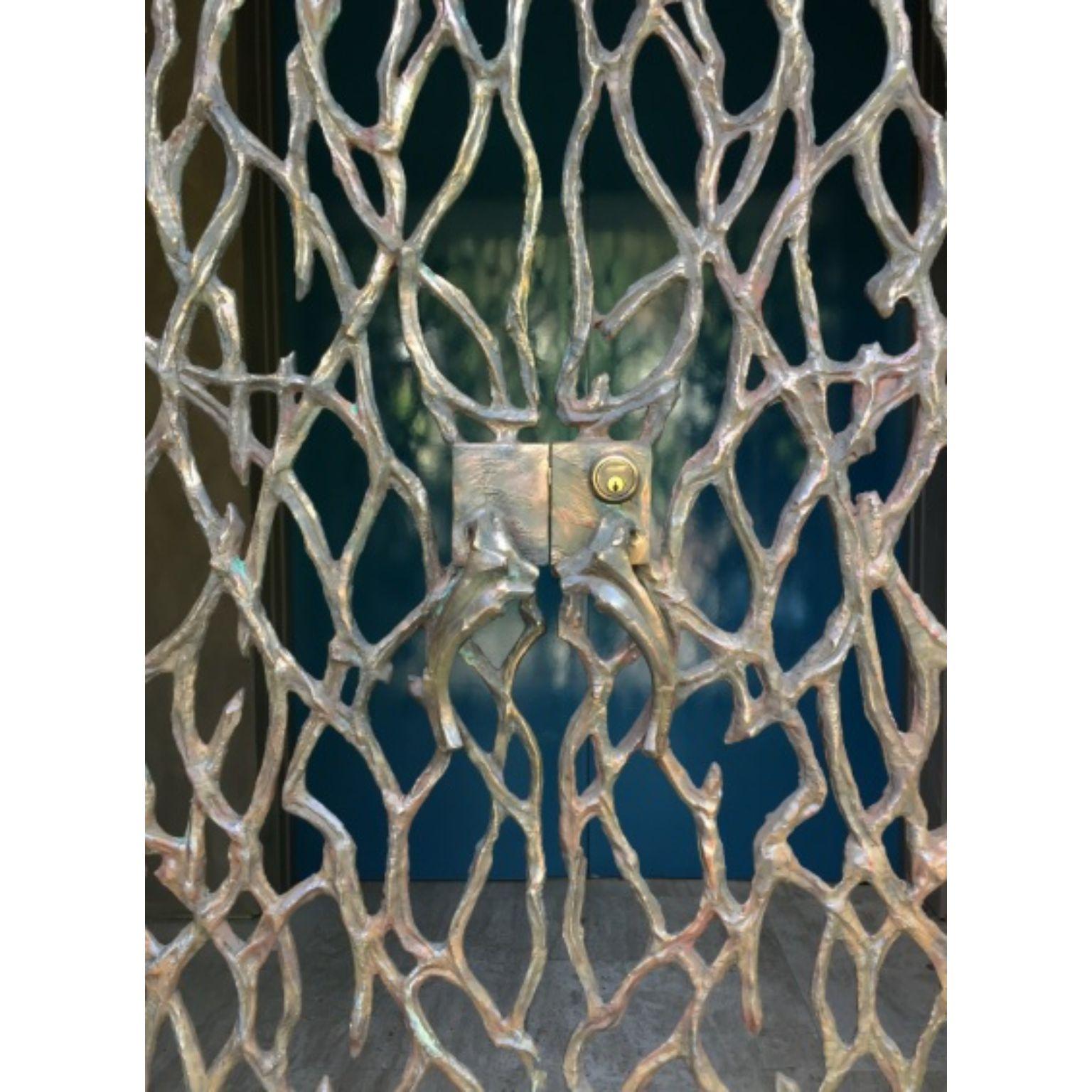 Modern Bronze Gates by Mary Brōgger For Sale