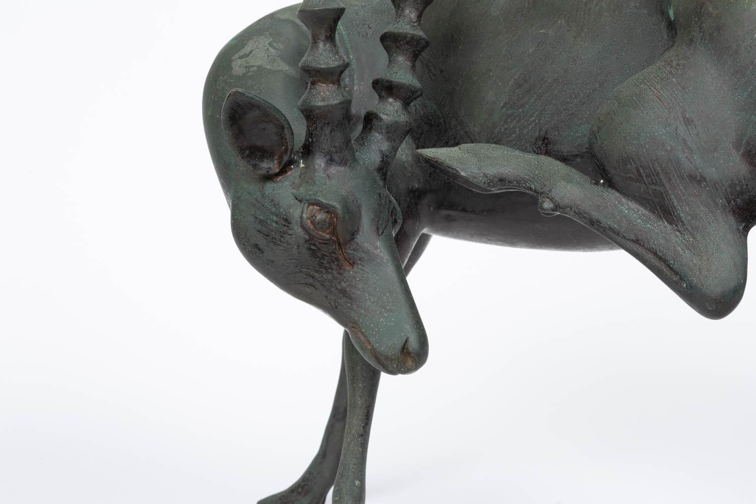 Bronze Gazelle Sculpture 5