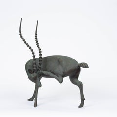 Bronze Gazelle Sculpture