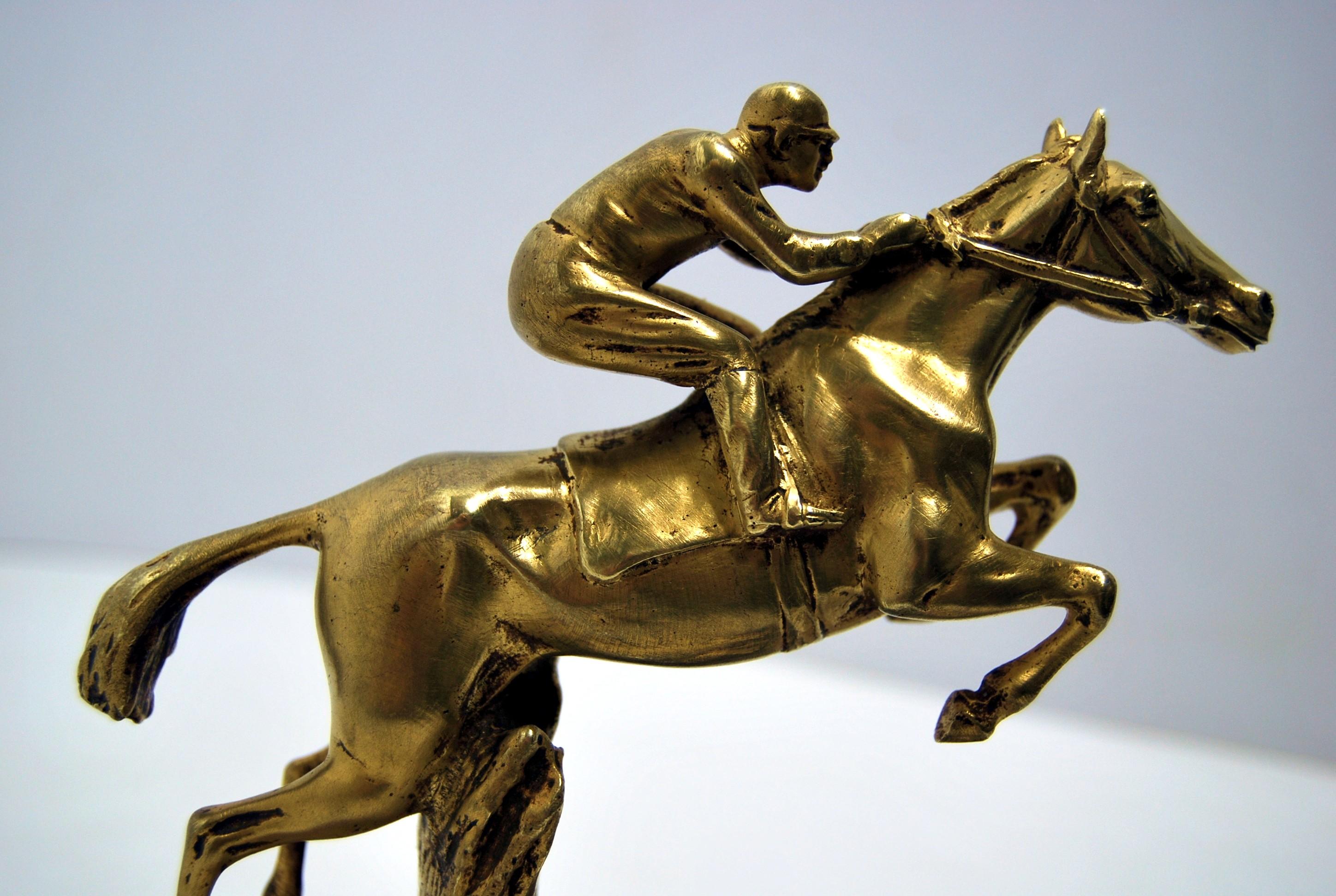 Bronze Gilded Statuette 