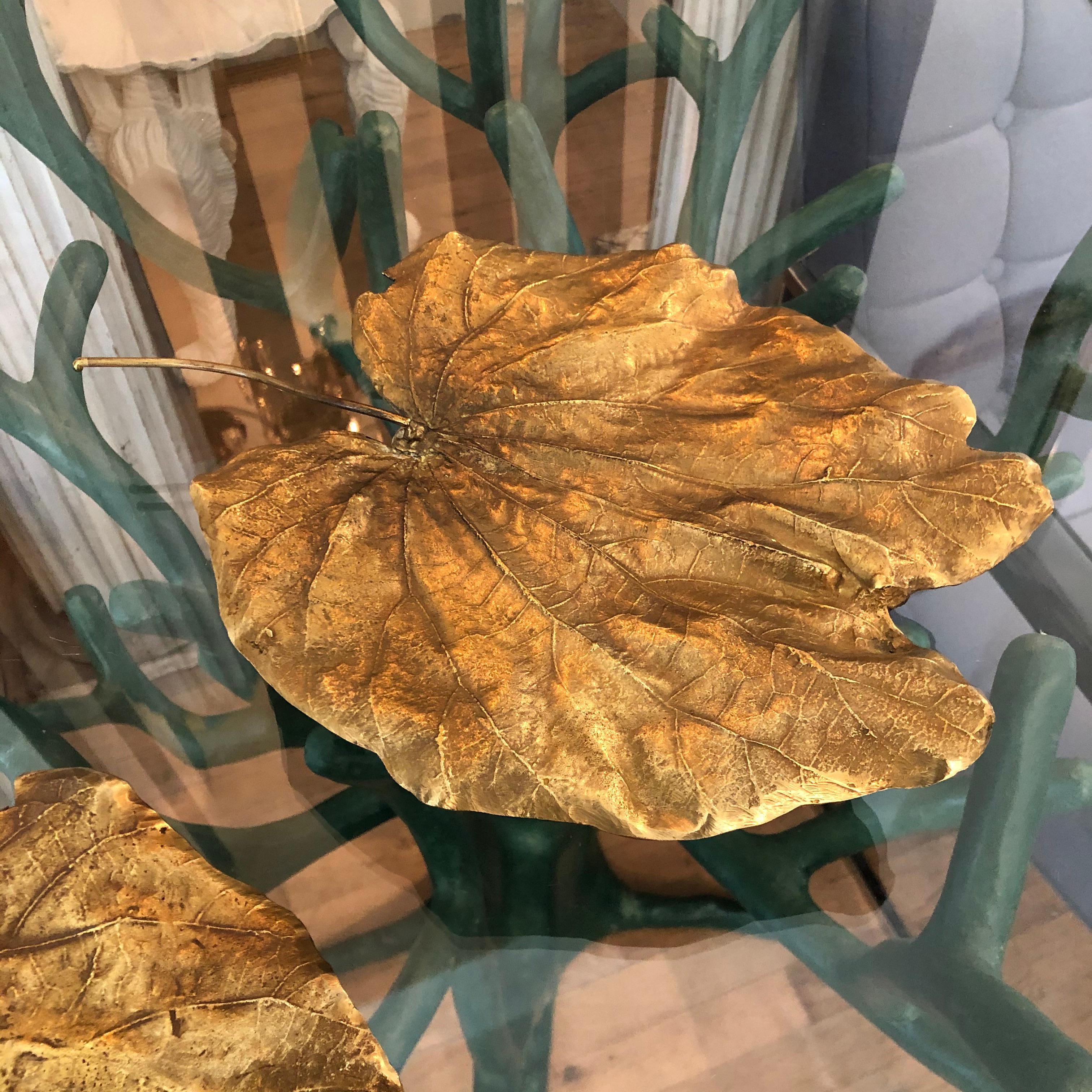 Bronze Ginkgo Leaves in the Style of Lalanne 3