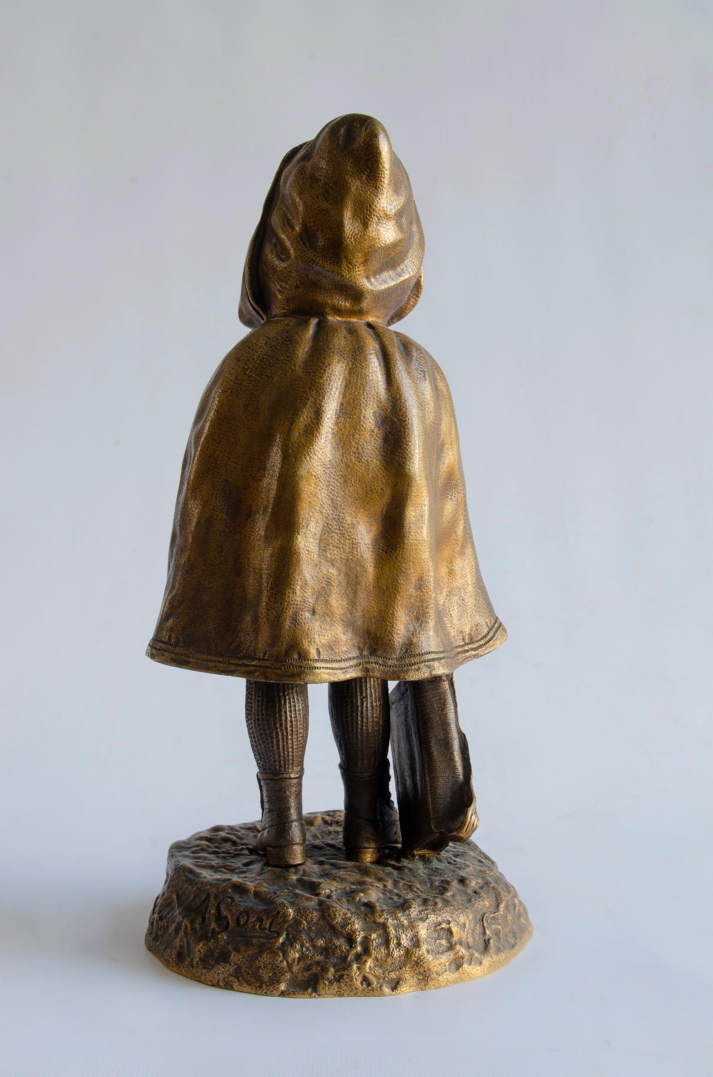 Bronze Girl A. Gory
neoclassical origin France
Italian Artistsa A.Gory
circa 1925.