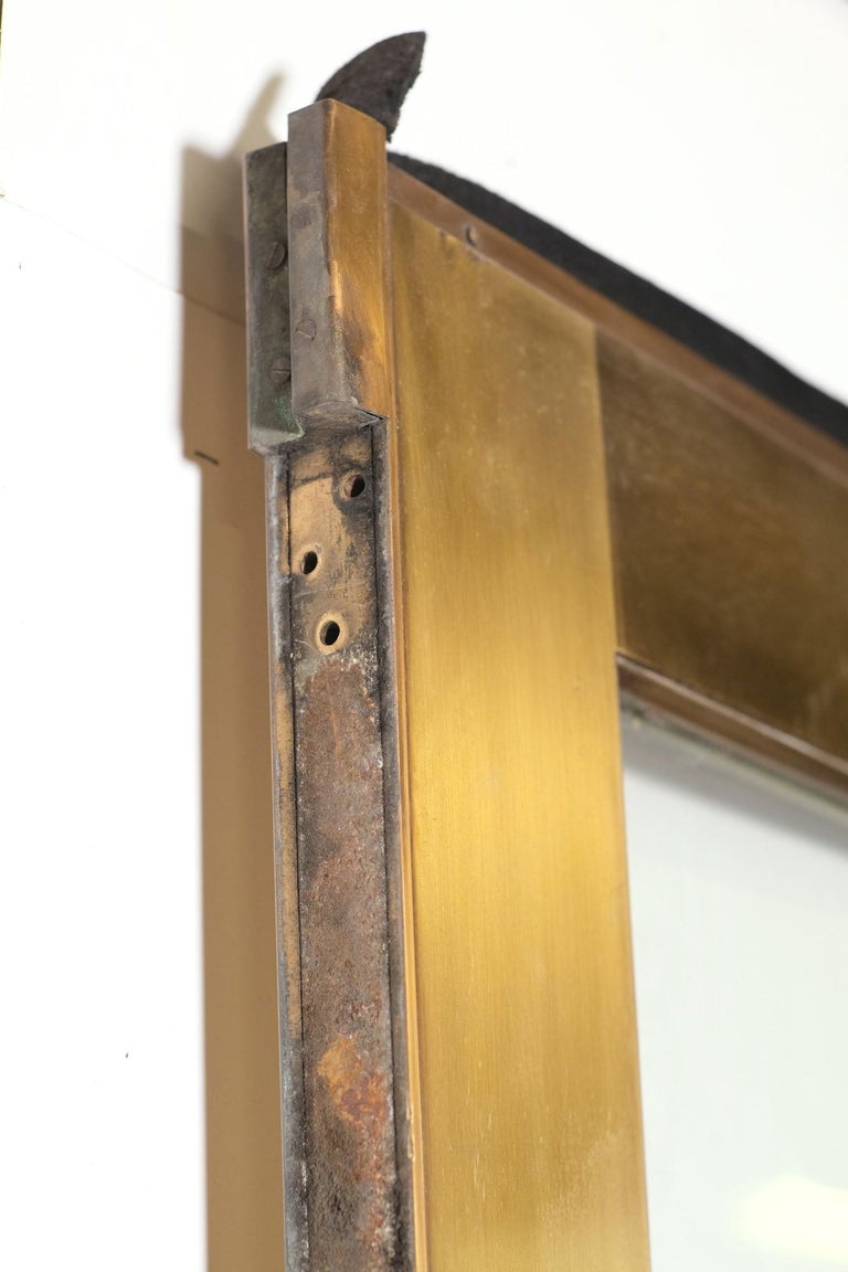 Bronze and Glass Revolving Commercial Door from a NYC Building For Sale