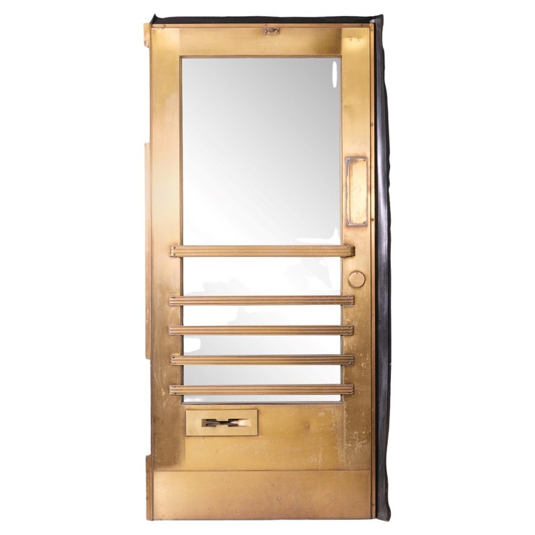Bronze and Glass Revolving Commercial Door from a NYC Building For Sale