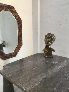 Bronze Glazed Stoneware Bust 'Mathilda' c1980