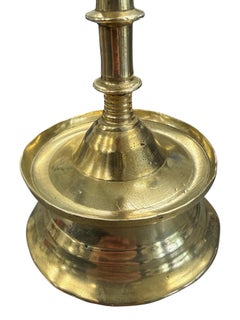 Bronze Gothic candlestick - Flemish/Dutch - Late 15th century