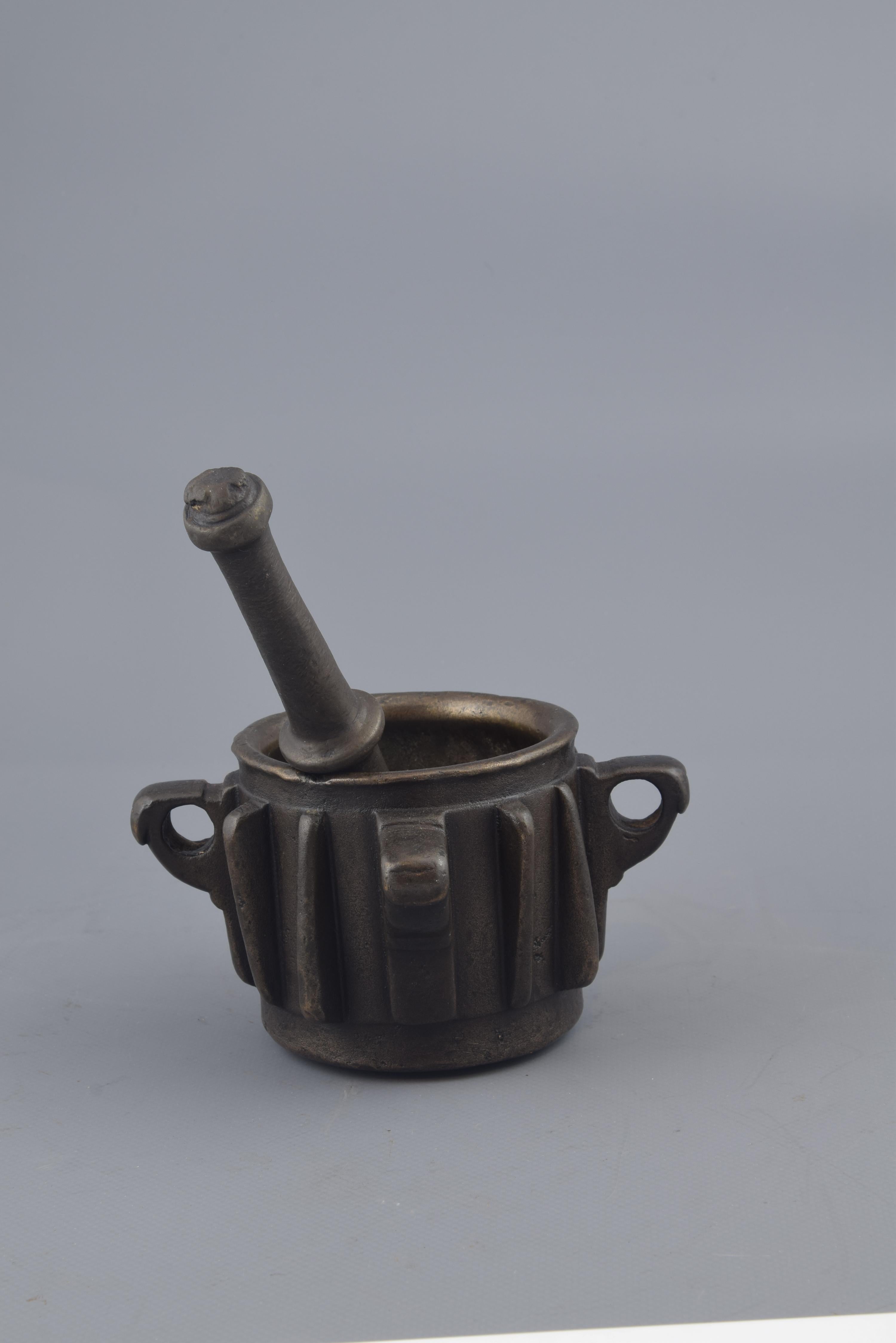 Bronze Gothic Mortar 'with Pestle', 14th-15th Century 3