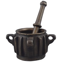 Bronze Gothic Mortar 'with Pestle', 14th-15th Century