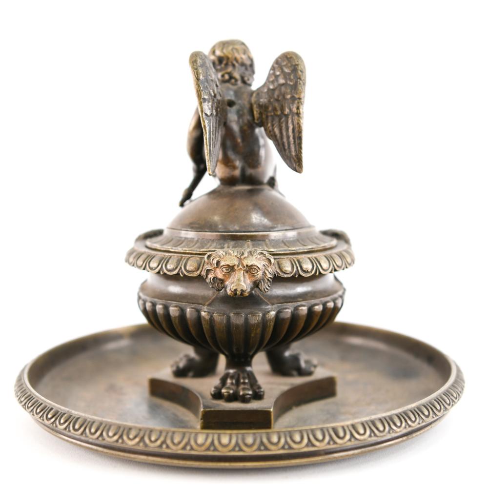 Bronze Grand Tour Inkwell 4