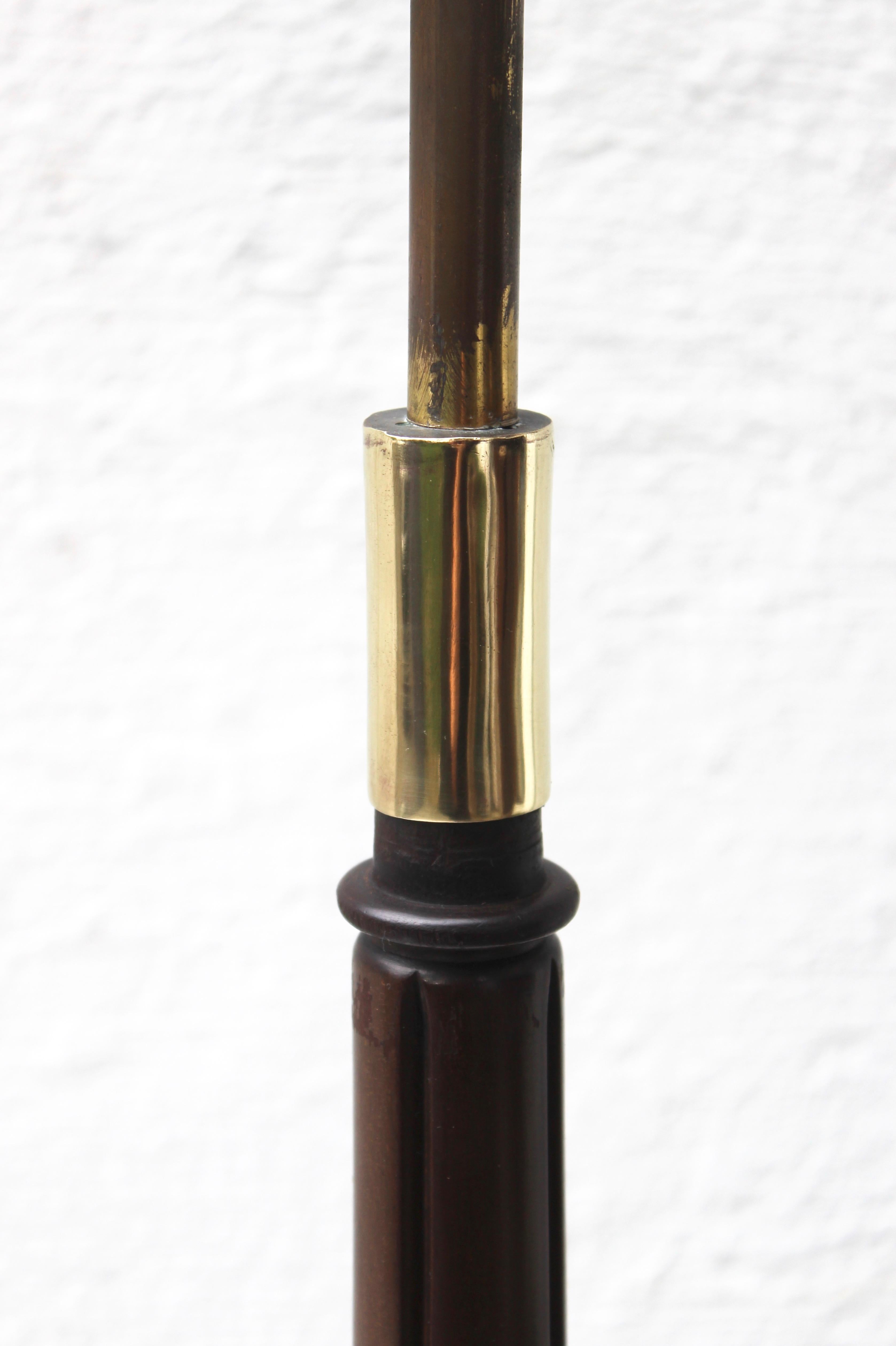 Lampada da terra Grasshopper in bronzo in vendita 6