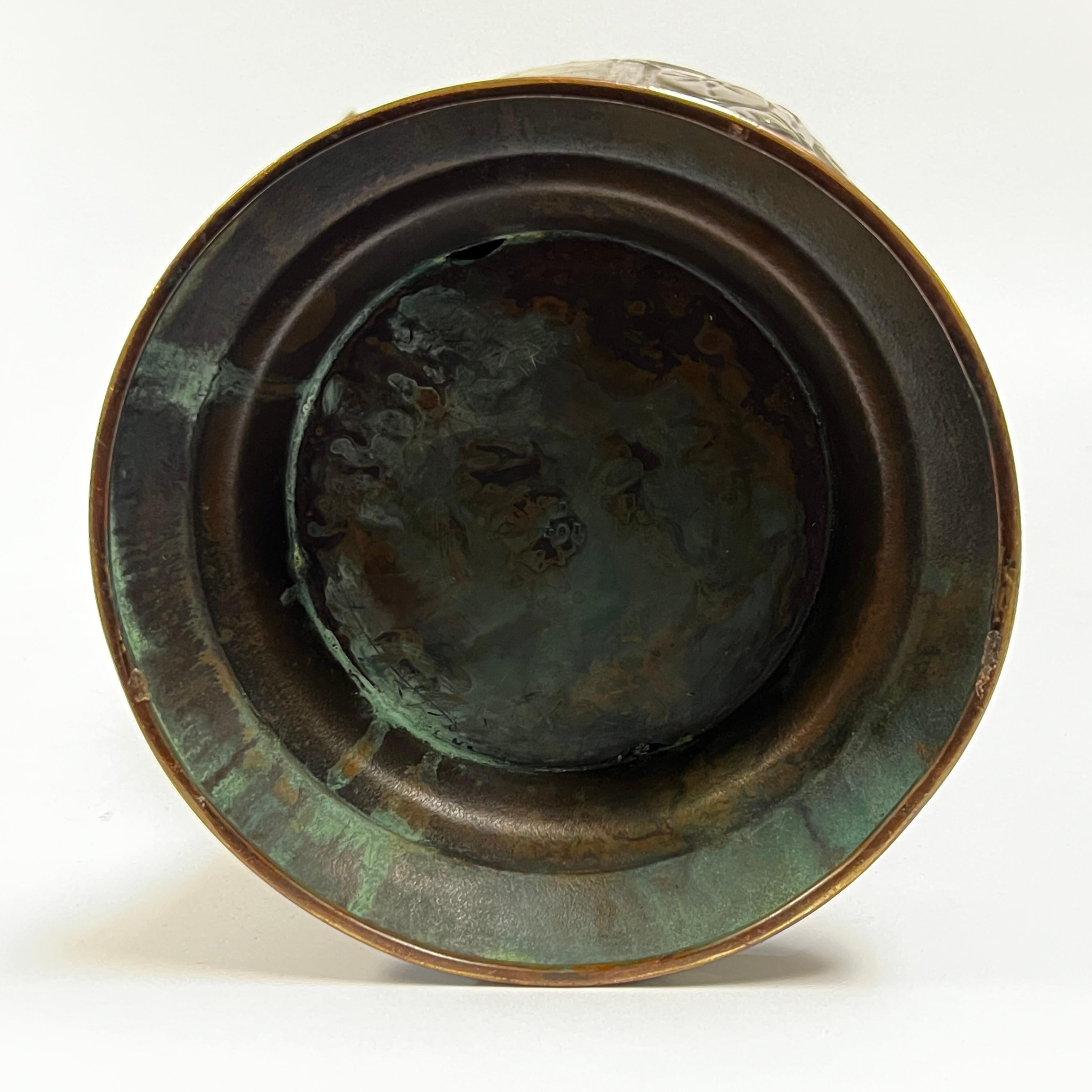 Bronze Greek Volute Krater Vase For Sale 9