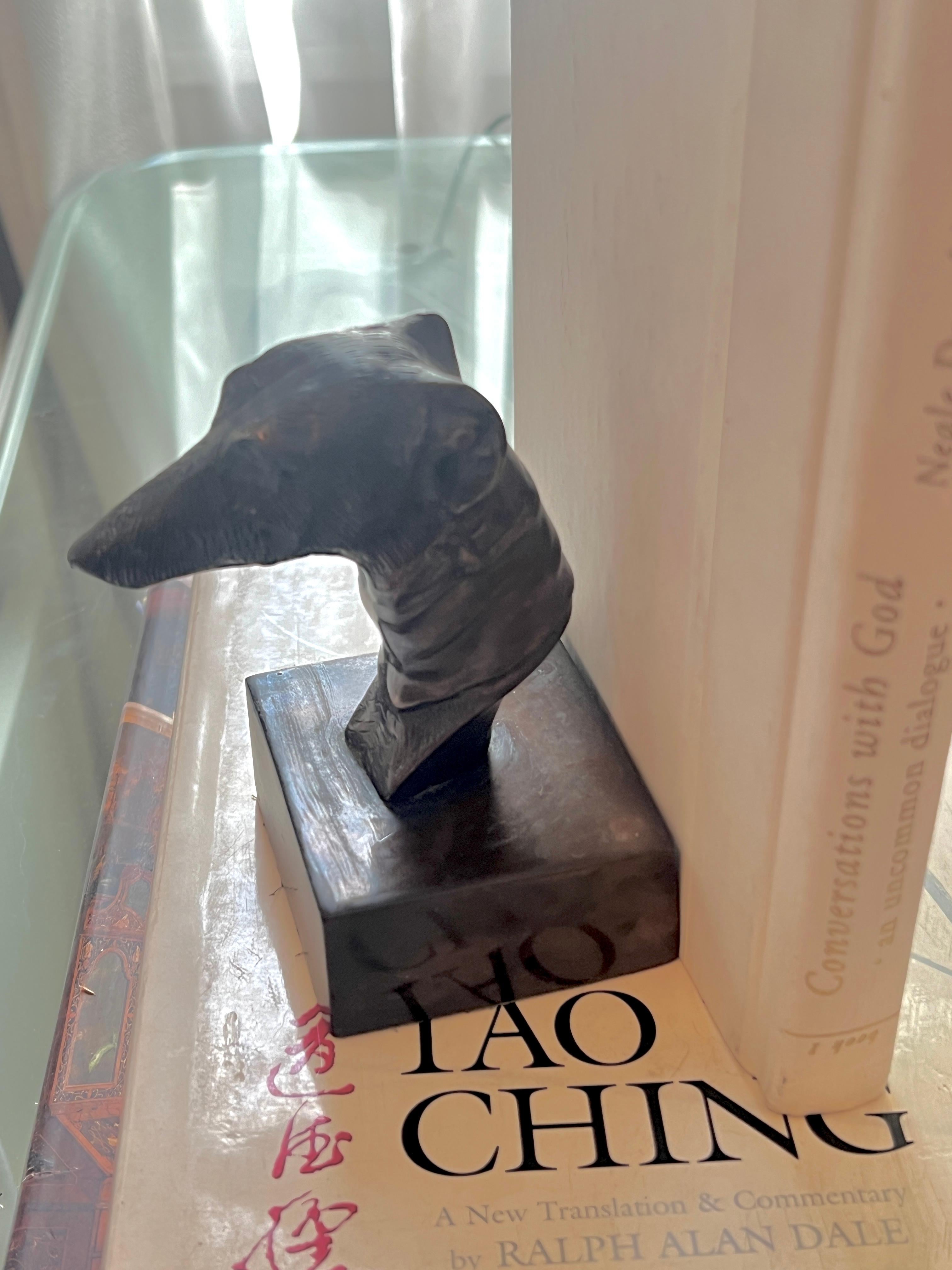 Bronze Greyhound Bookend or Paperweight 1