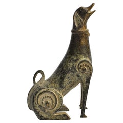 Bronze Greyhound Dog