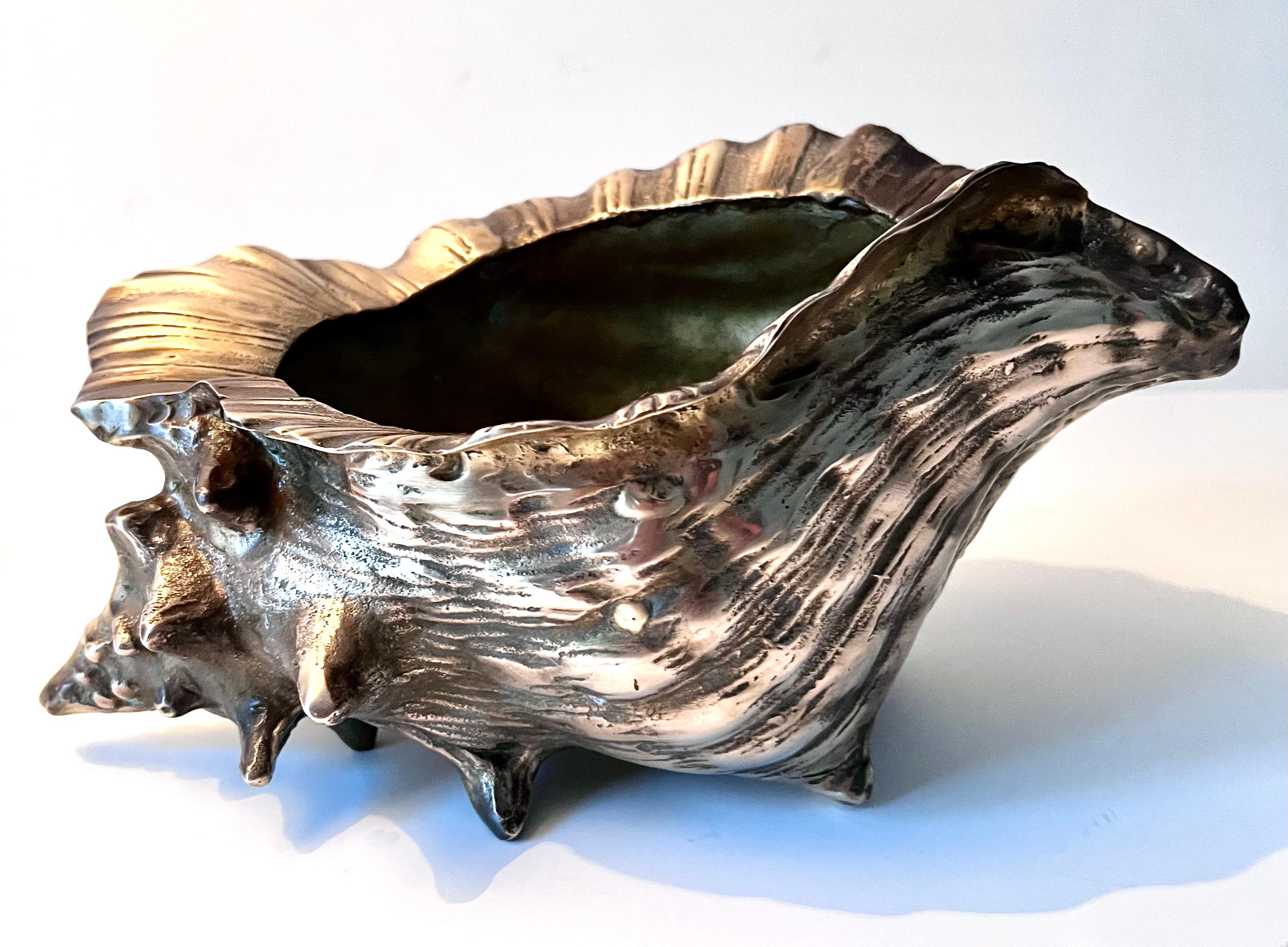 oyster shell planter