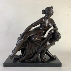 Bronze Group of Ariadne and the Leopard