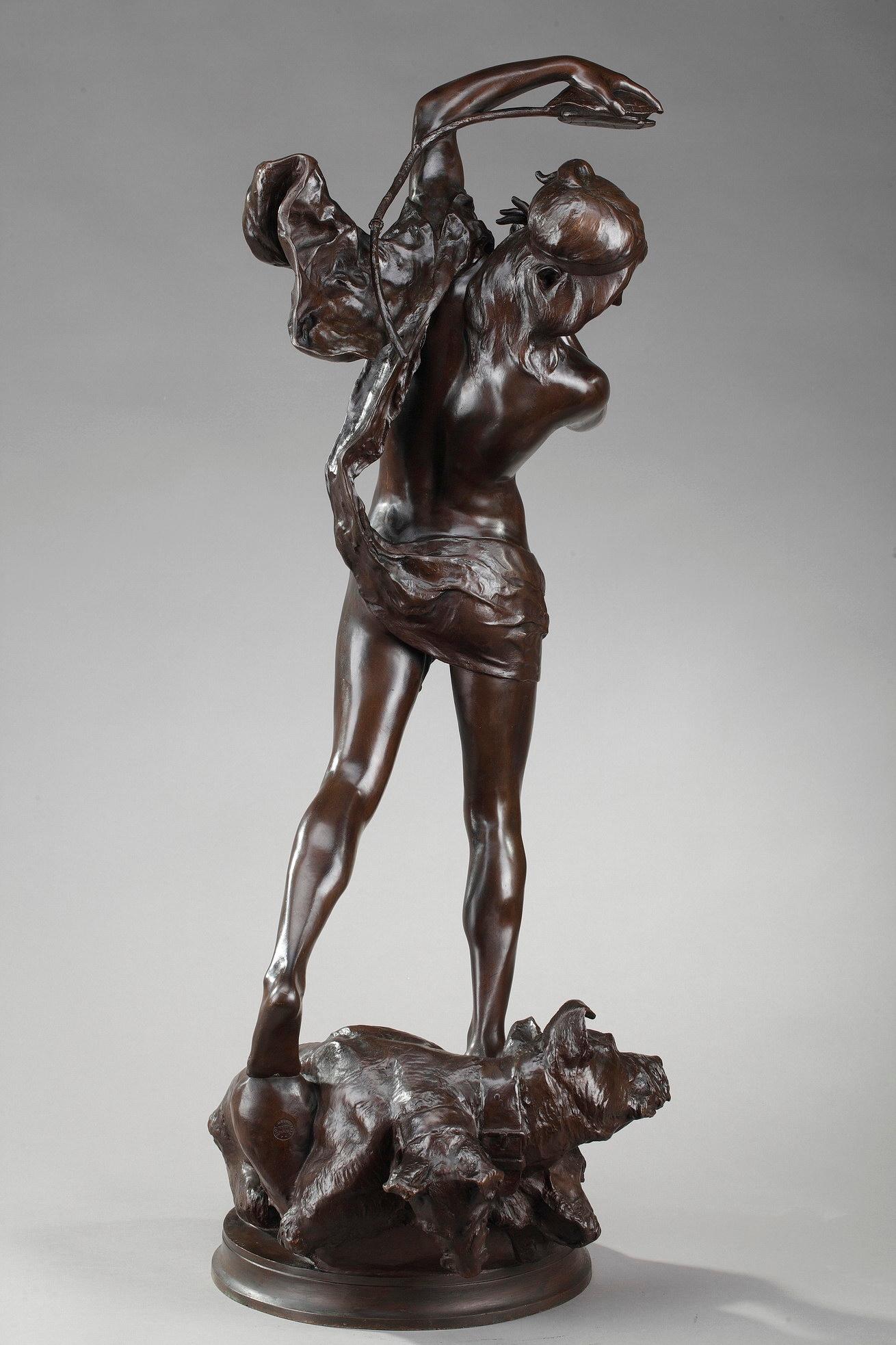 Bronze Group Orpheus and Cerberus by Henri Peinte and Siot-Decauville 1