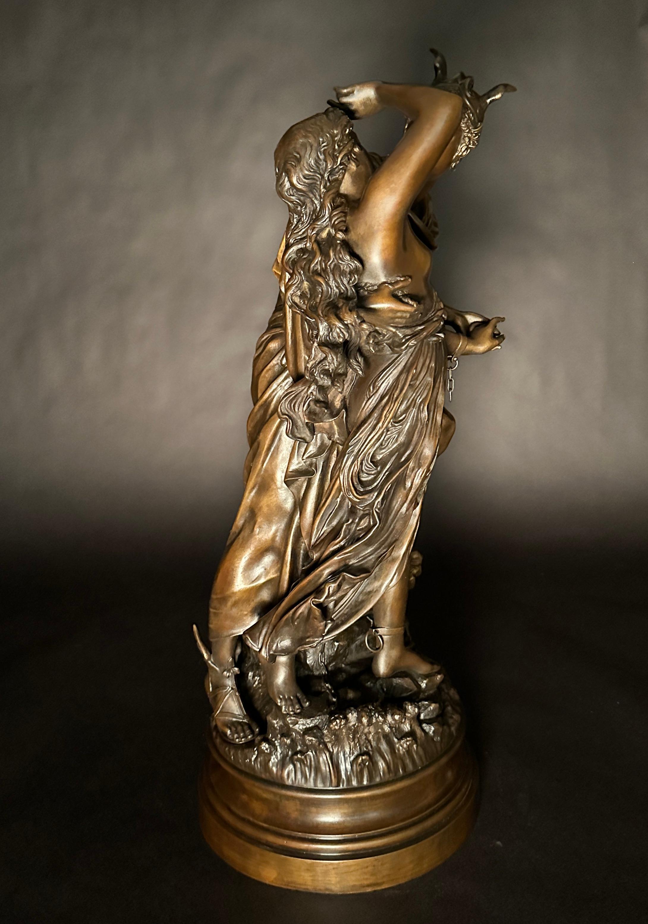 Sculpture française en bronze du XIXe siècle 