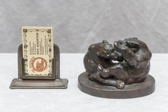 Bronze Grouping of Two Bears Playing