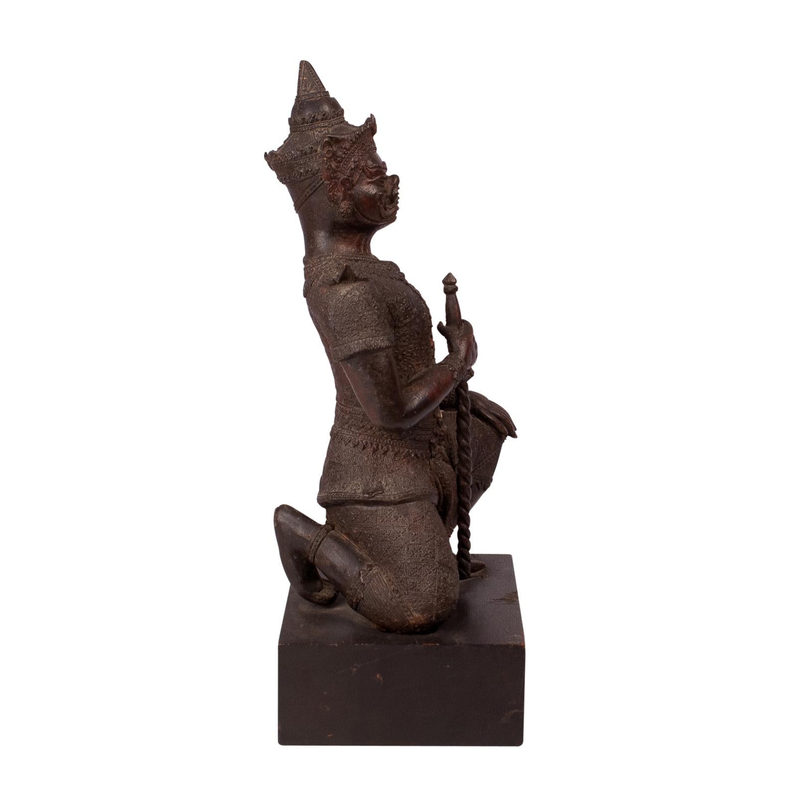 Bronze Guardian Figure, Thailand, circa 1850 1