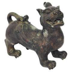 Leone guardiano in bronzo o Foo Dog