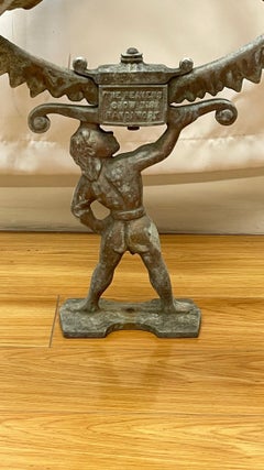 Metal Atlas Armillary Sundial Circa 1930's
