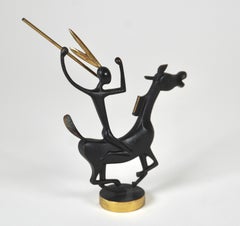 Bronze Hagenauer Figure on Horse