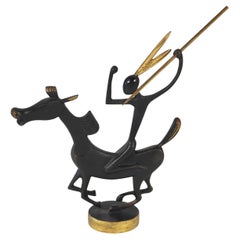 Bronze Hagenauer Figure on Horse