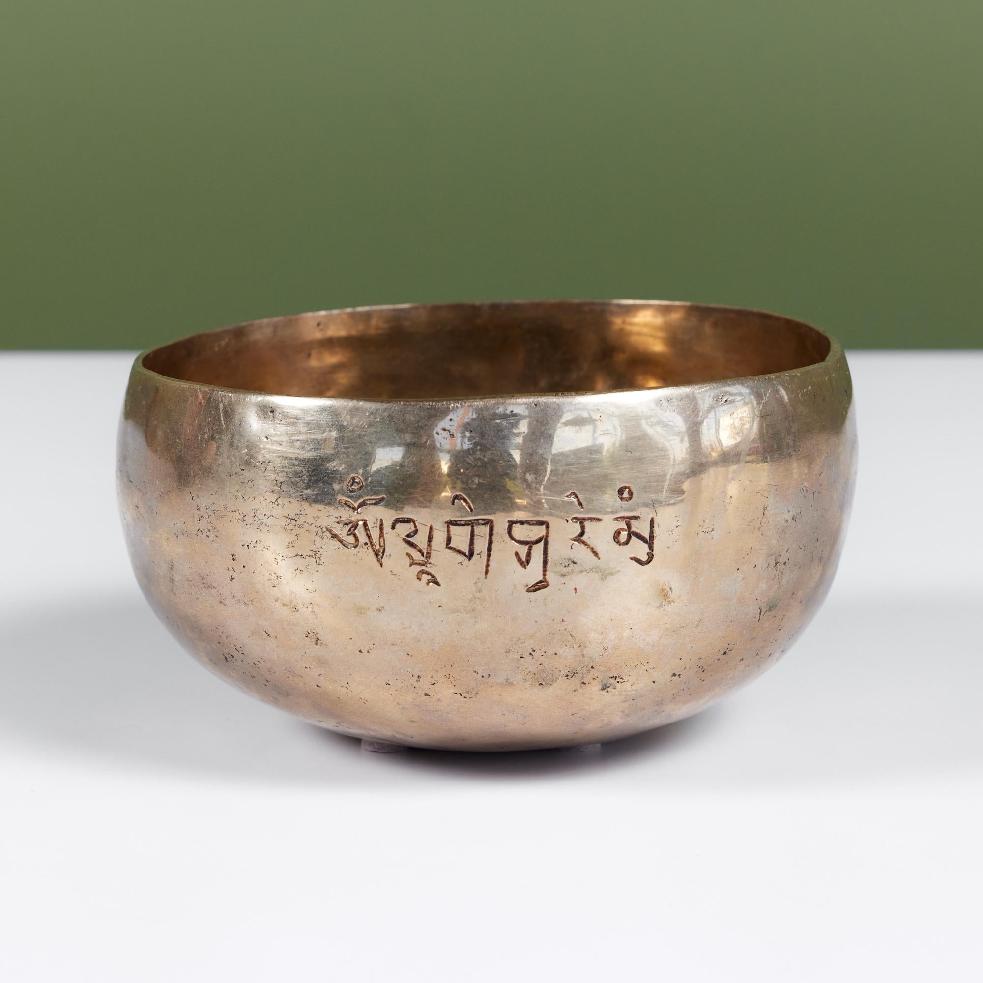 Unknown Bronze Hammered Tibetan Singing Bowl