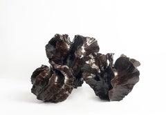 Bronze Hana Vase Lost Wax Casting in Large Size by Elan Atelier in Stock
