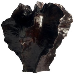 Vase Hana en bronze moulé à la cire perdue en grande taille par Elan Atelier, en stock