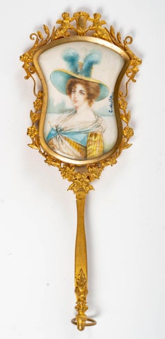 Bronze Hand Mirror, 19th Century
