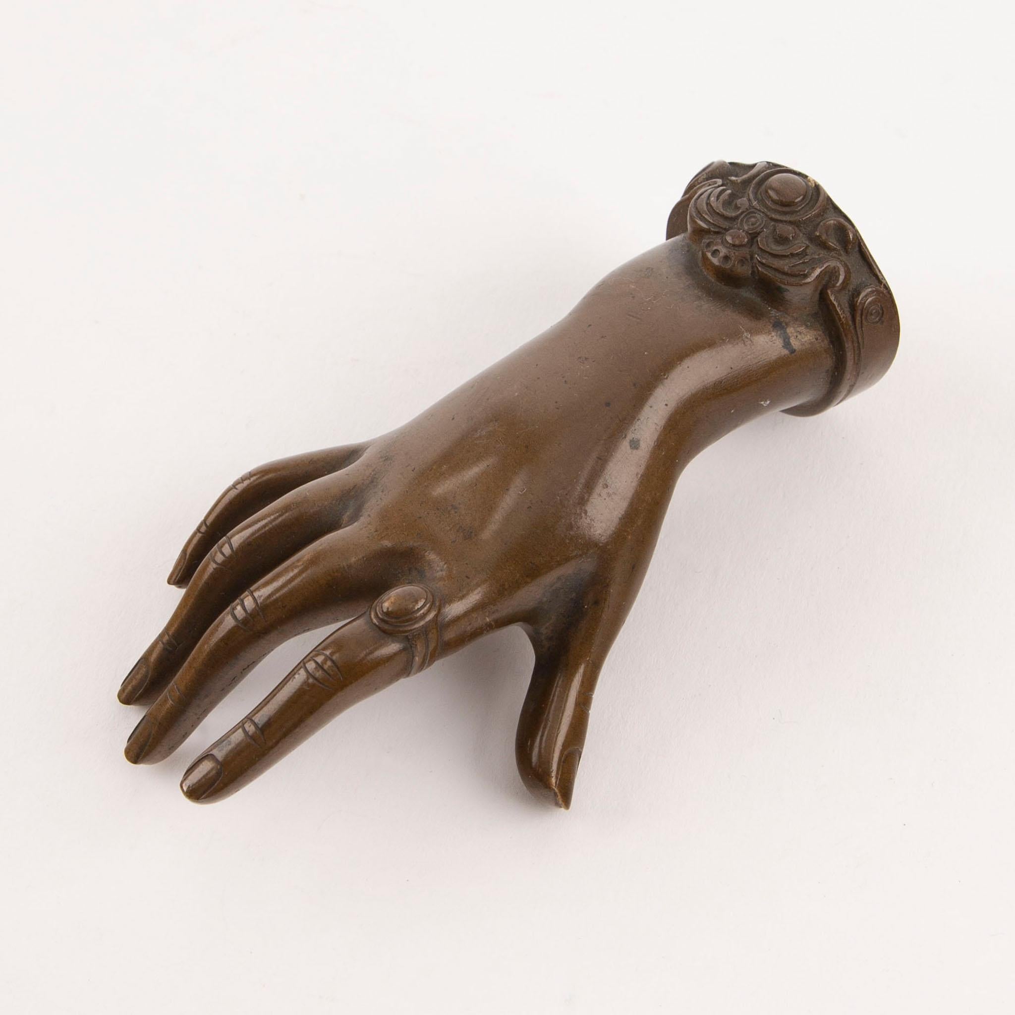 Napoléon III Main de bronze d'une dame en vente