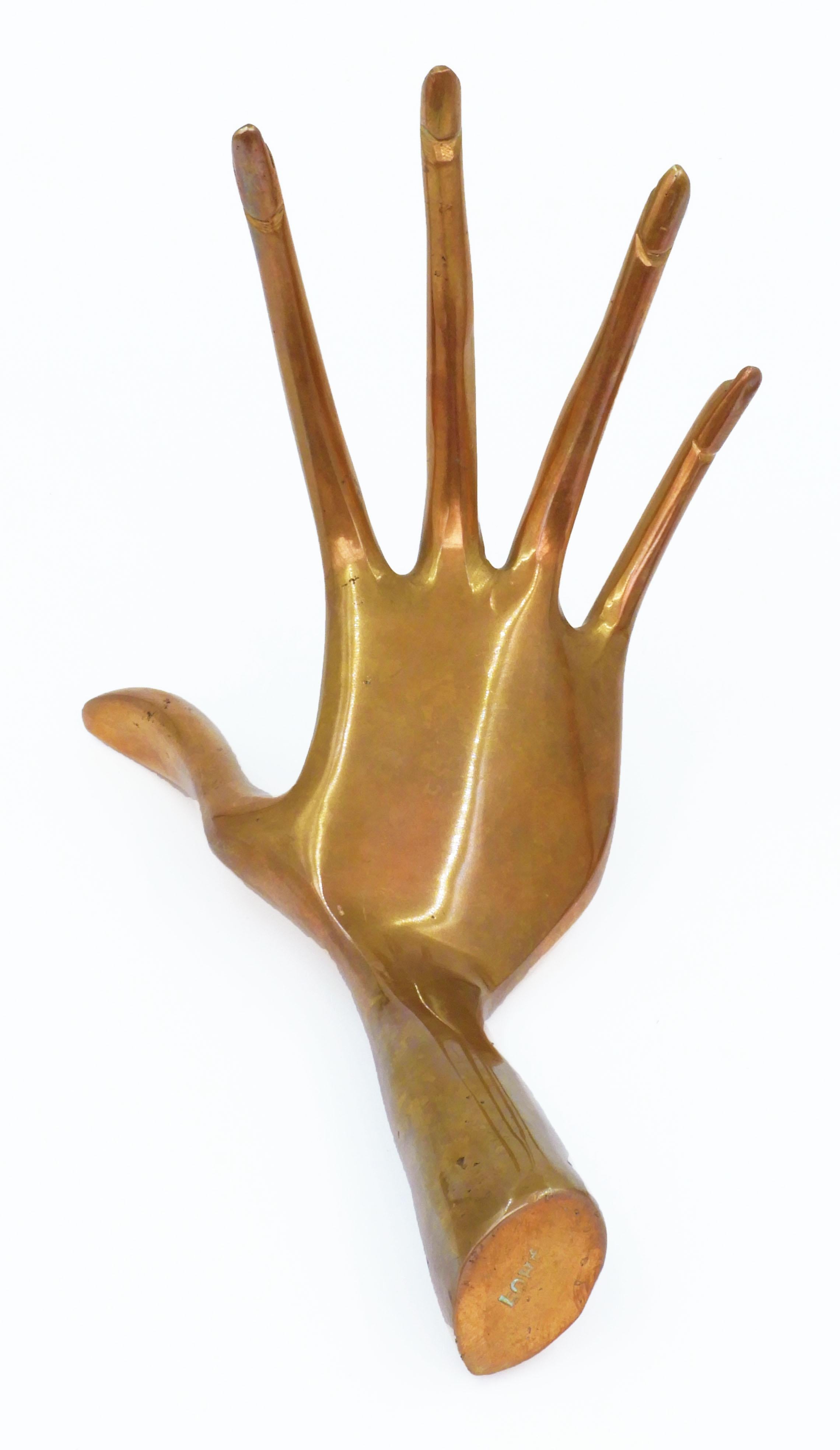 Bronze Hand Sculptures by French Artist Yves Lohe Signed FREE SHIPPING 3