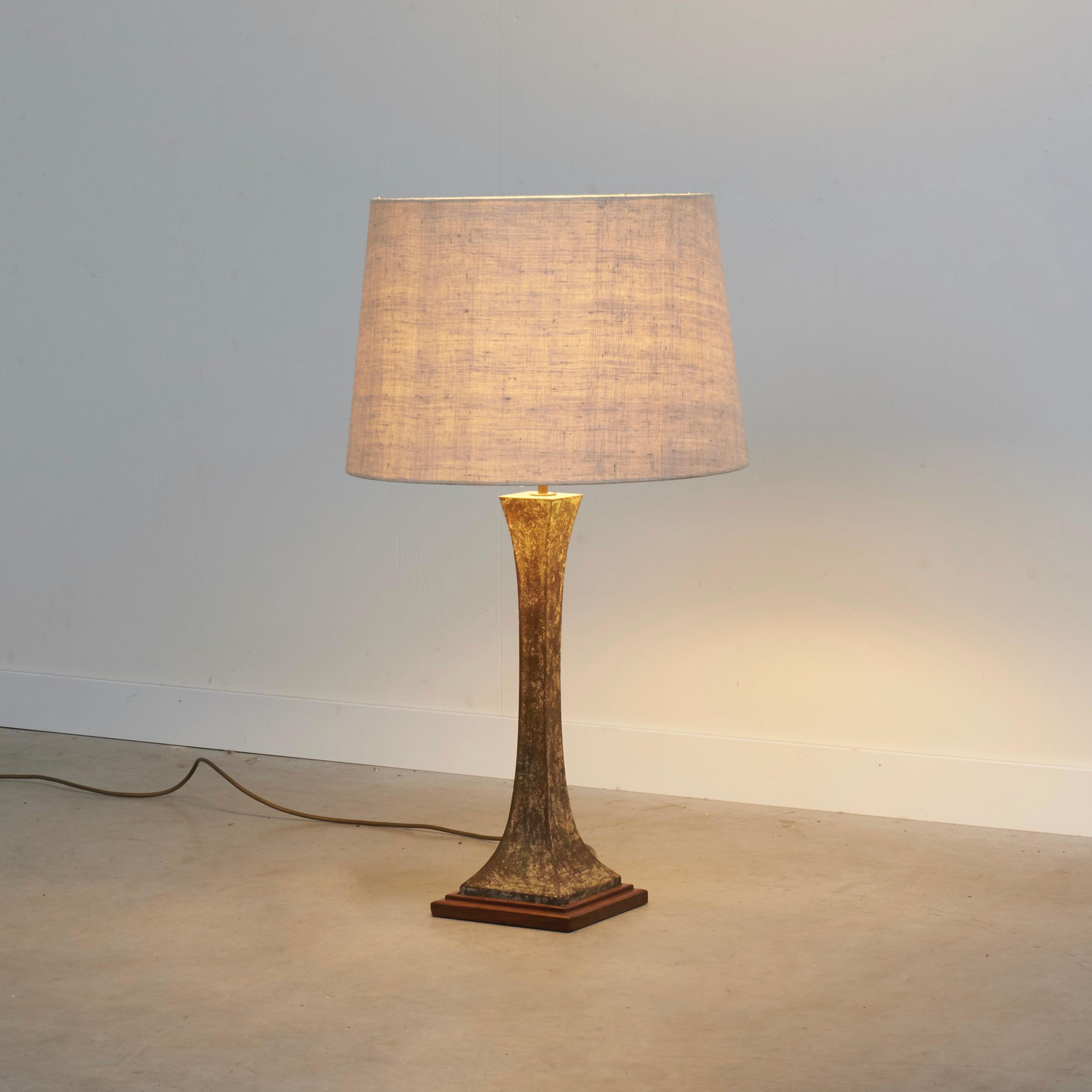 American Bronze Hansen Lighting table lamp, USA 1960s For Sale