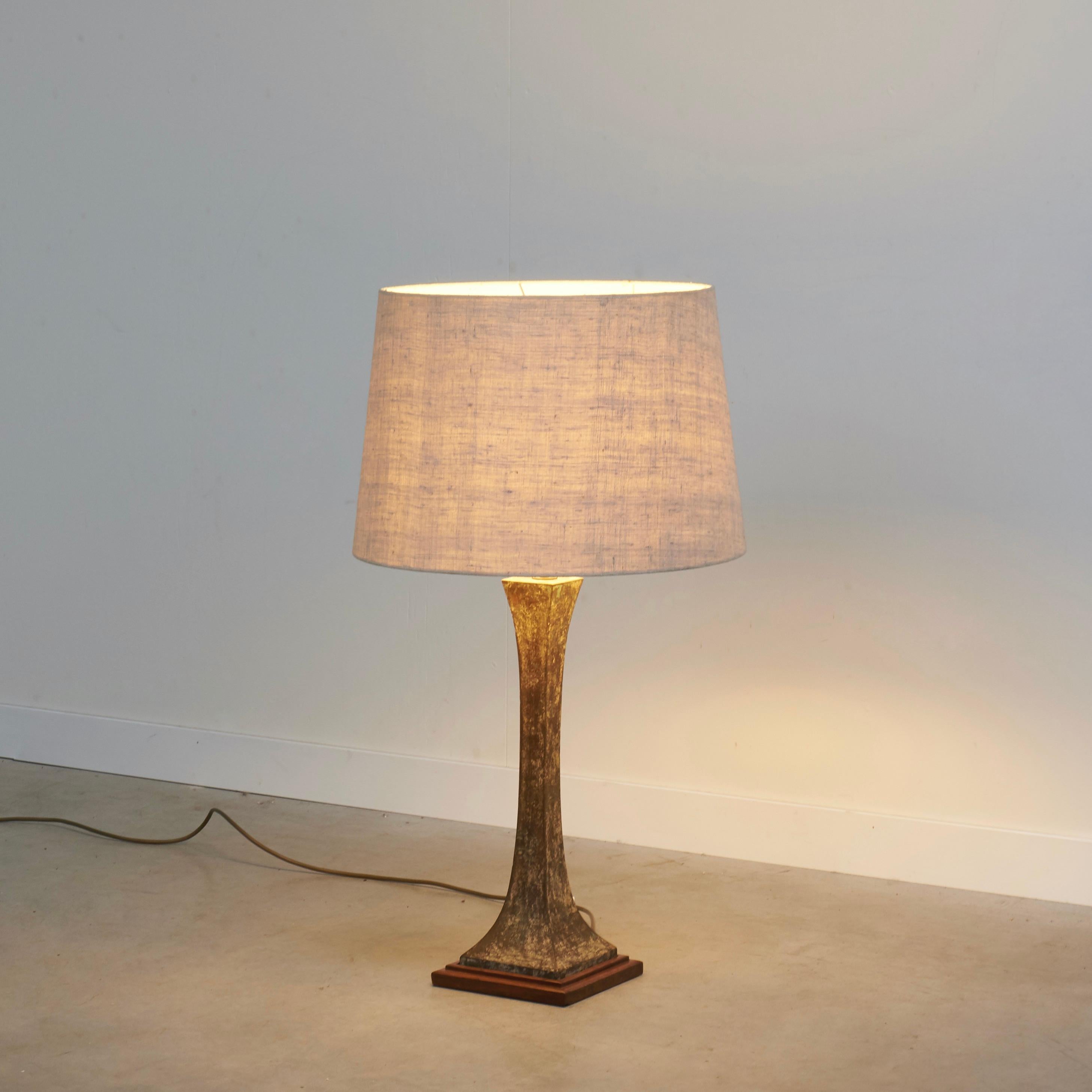 Bronze Hansen Lighting table lamp, USA 1960s In Excellent Condition For Sale In GENDT, NL