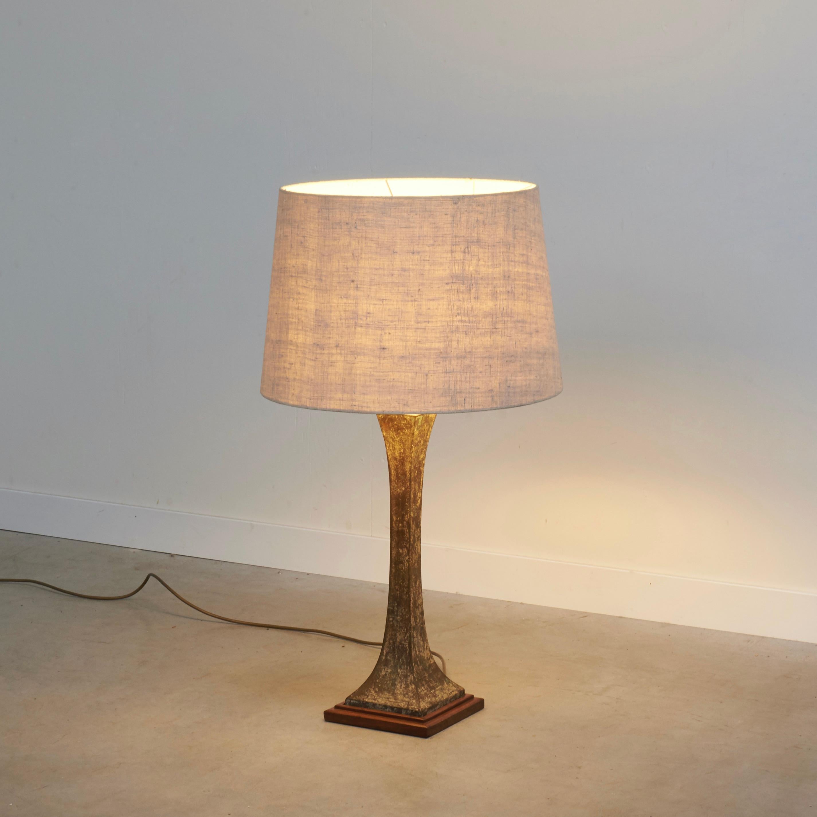 Mid-20th Century Bronze Hansen Lighting table lamp, USA 1960s For Sale