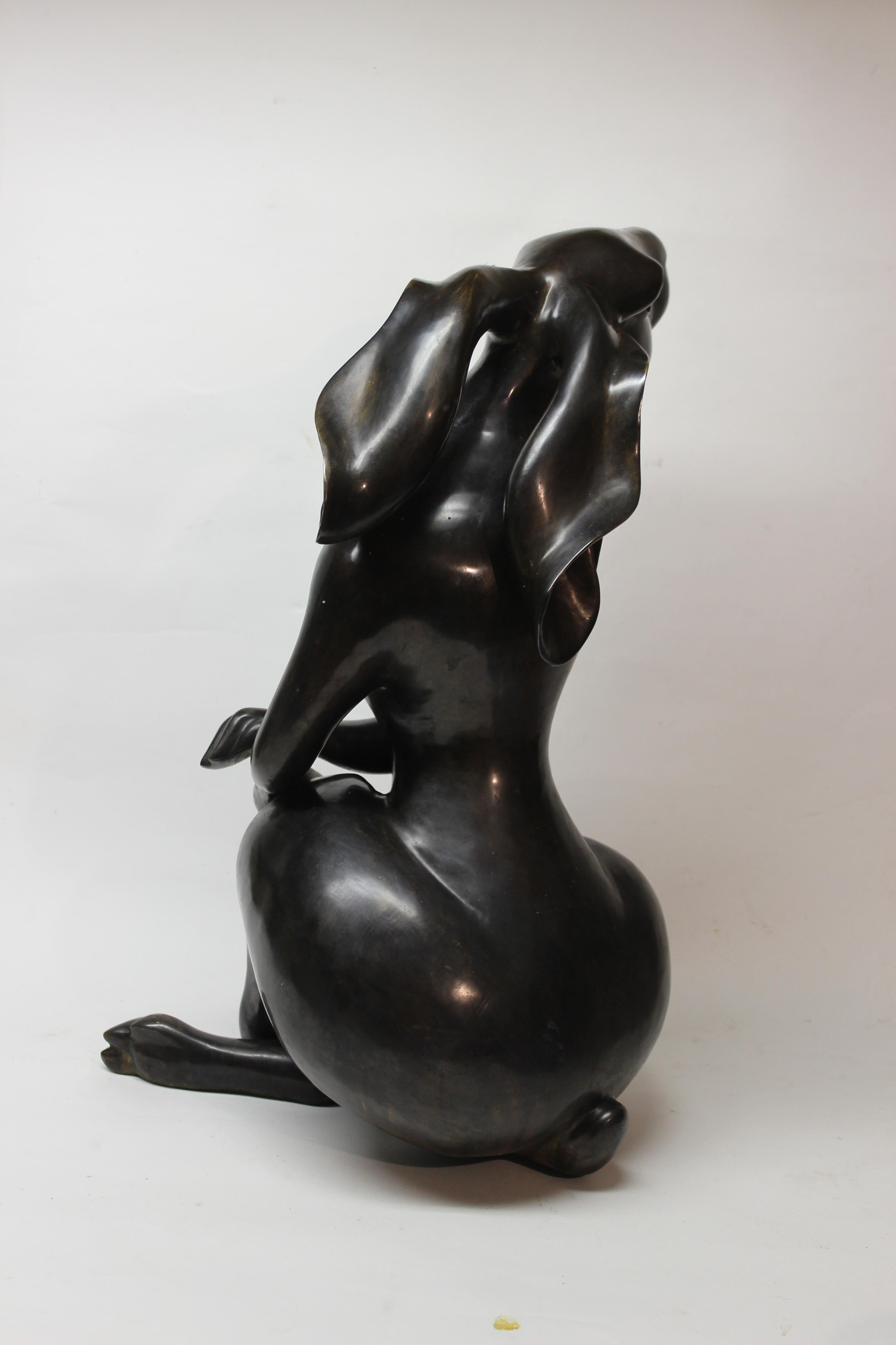 Bronze Hare Sculpture 9