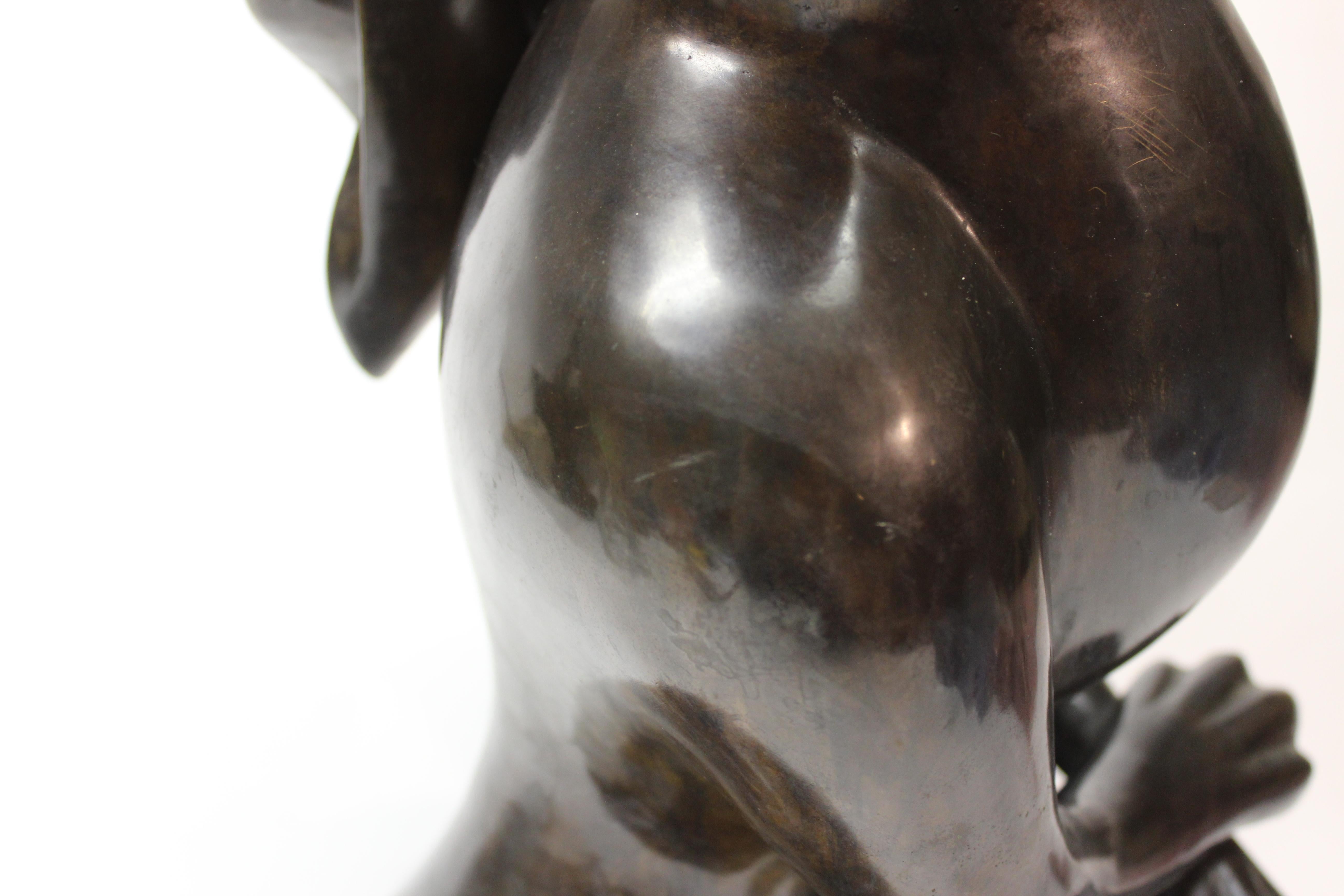 Bronze Hare Sculpture 2