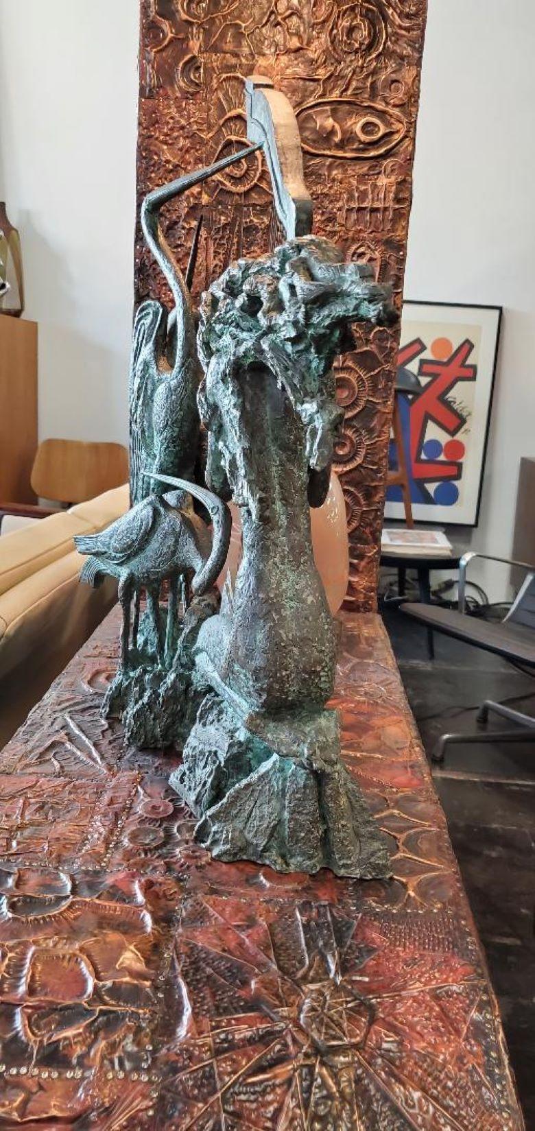 Bronze-Figurative Jugendstil-Skulptur „Harmony“, signiert von Ting Shao Kuang im Angebot 10