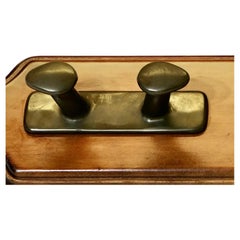 Antique Bronze Hat and Coat Hooks on a Nautical Theme  This is a Superb quality set