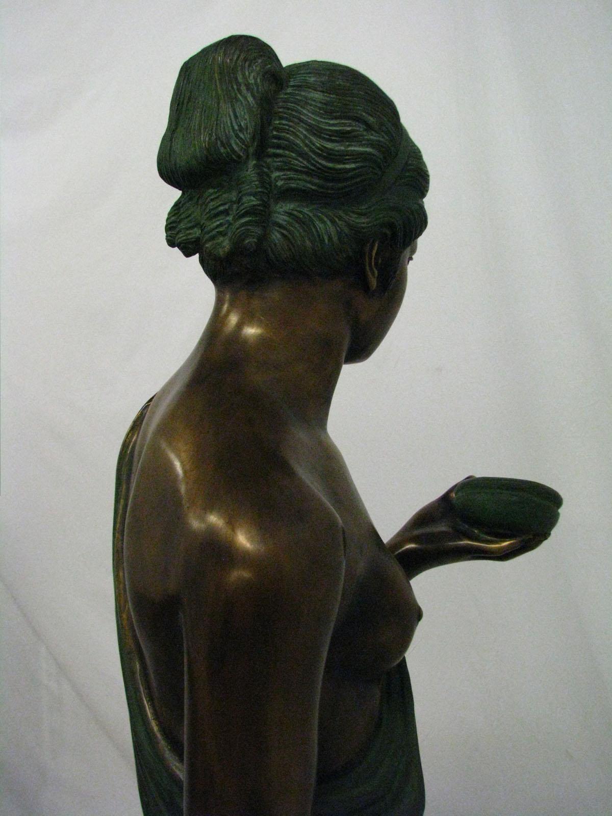 Bronze Hebe Goddess of Youth A Contemporary Replica For Sale 3