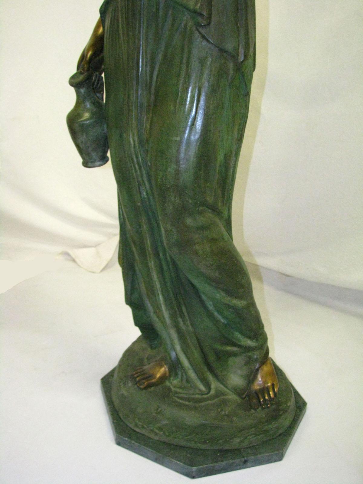 Italian Bronze Hebe Goddess of Youth A Contemporary Replica For Sale