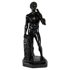 Bronze “Hercules and the Nemean Lion”, signed Gregroi – 19th century