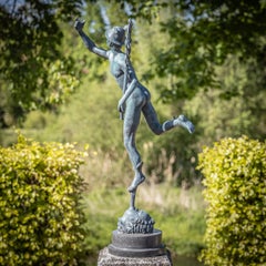 Bronze Hermes Sculpture after Giambologna, 20th Century